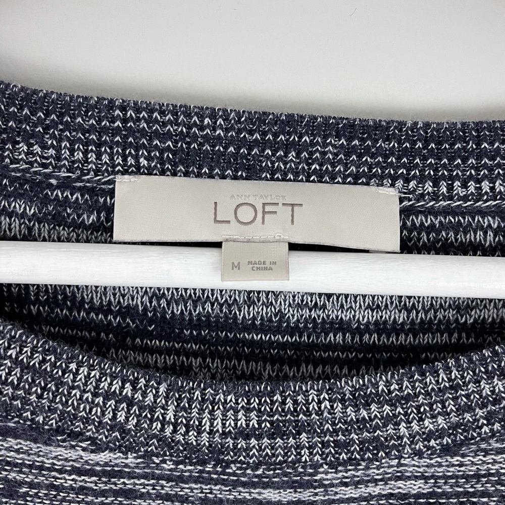 Ann Taylor LOFT Stripe Marled Sweater - Picture 5 of 6